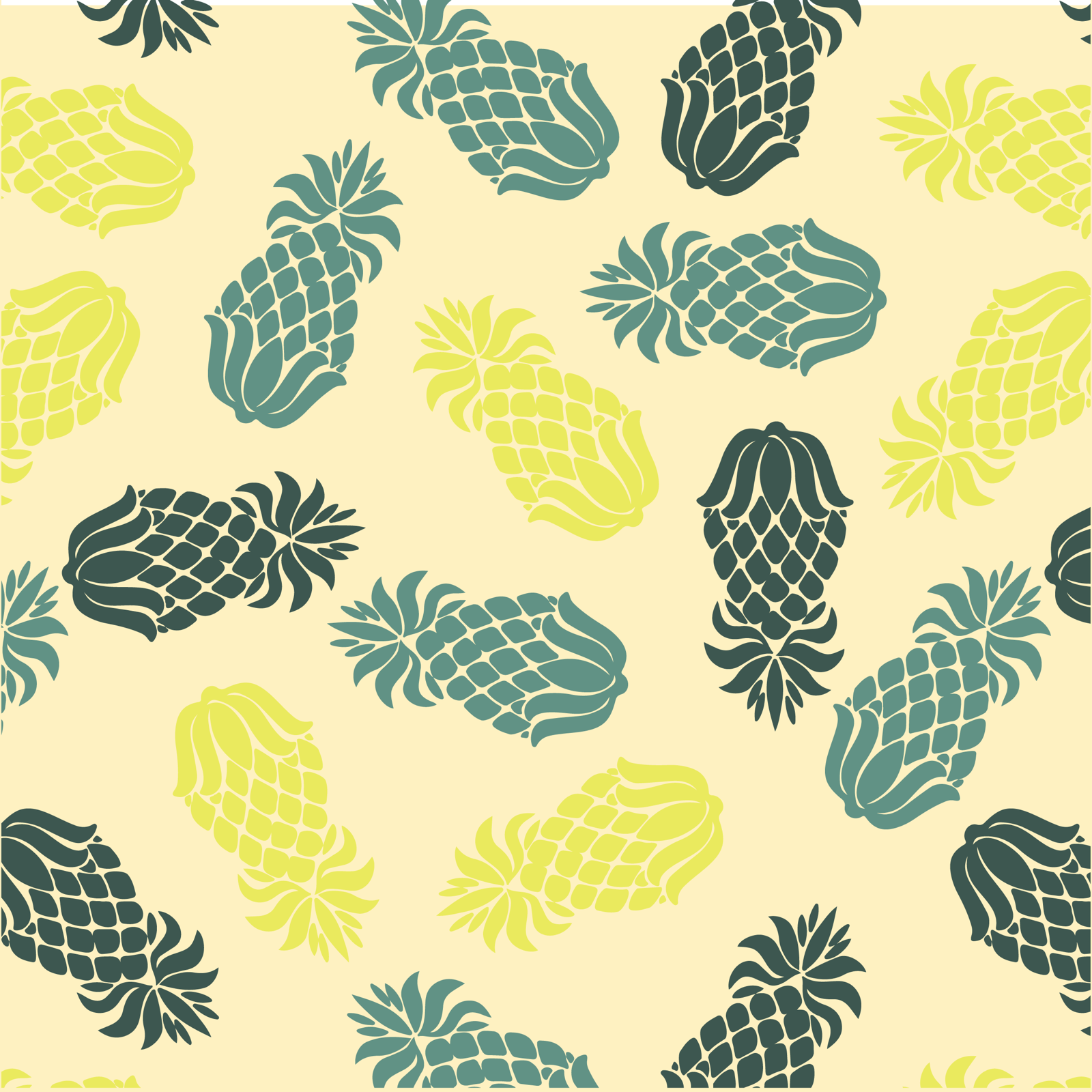 Pineapple pattern